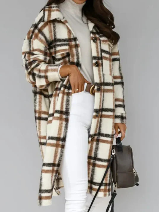 Levoire | Manteau En Laine Stylé Braun