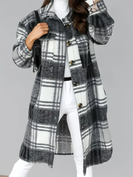 Levoire | Manteau En Laine Stylé Gris