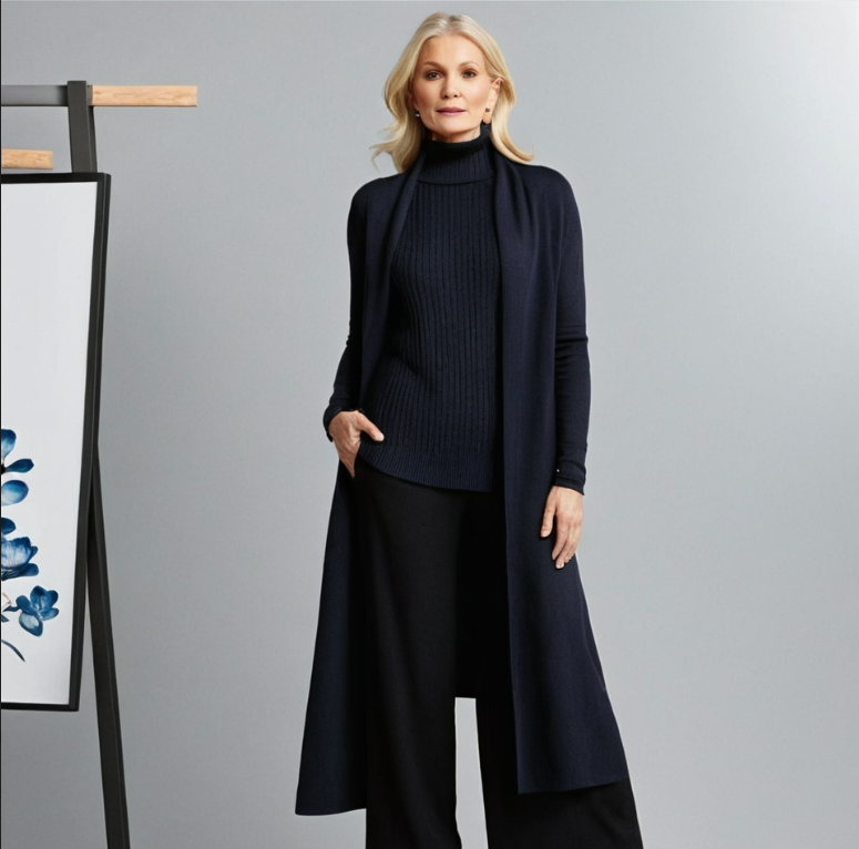 Levoire | Ensemble Tricot De 3 Pièces - Pull, Pantalon Ample, Cardigan