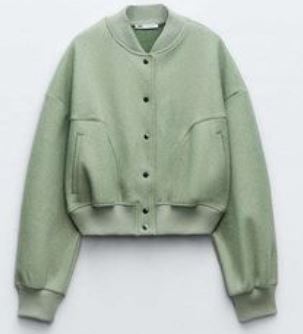 Levoire | Bomber Court Hellgrün