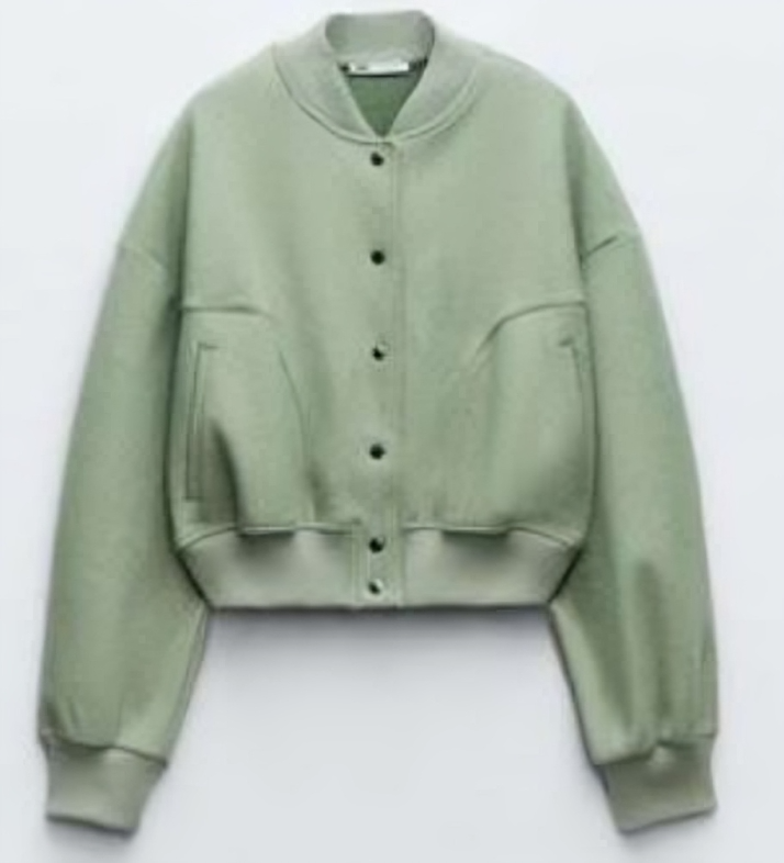 Levoire | Veste Bomber Courte Vert clair