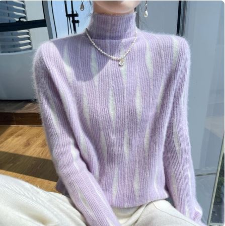 Levoire | Pull Élégant Avec Sensation De Cachemire Et Col Montant