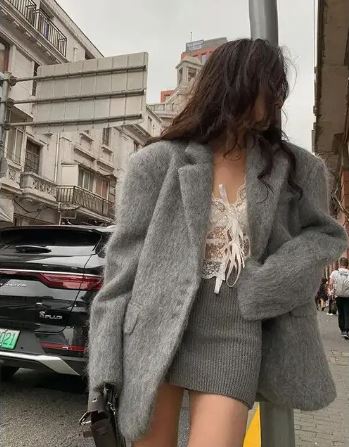 Levoire | Manteau cool et confortable Gris