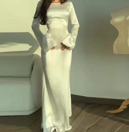 Levoire | Robe moulante longue élégante Blanc