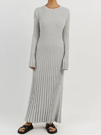 Levoire | Robe En Tricot Longue Style Pour Femmes