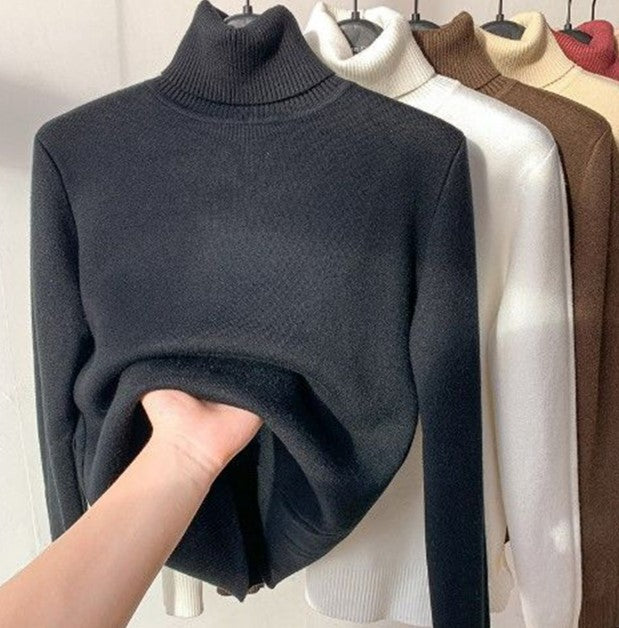 Levoire | Élégant Col Roulé Avec Une Touche Chic Noir