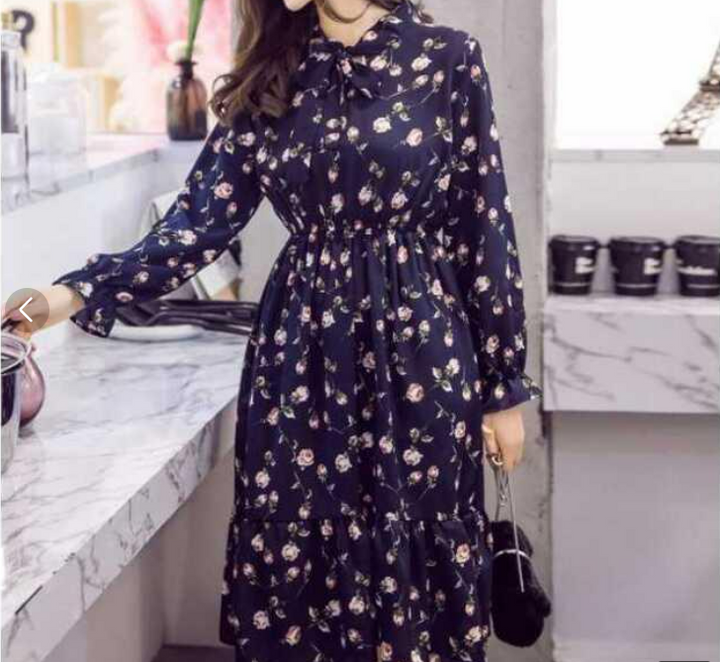 Levoire | Robe À Fleurs En Chiffon Merivesi