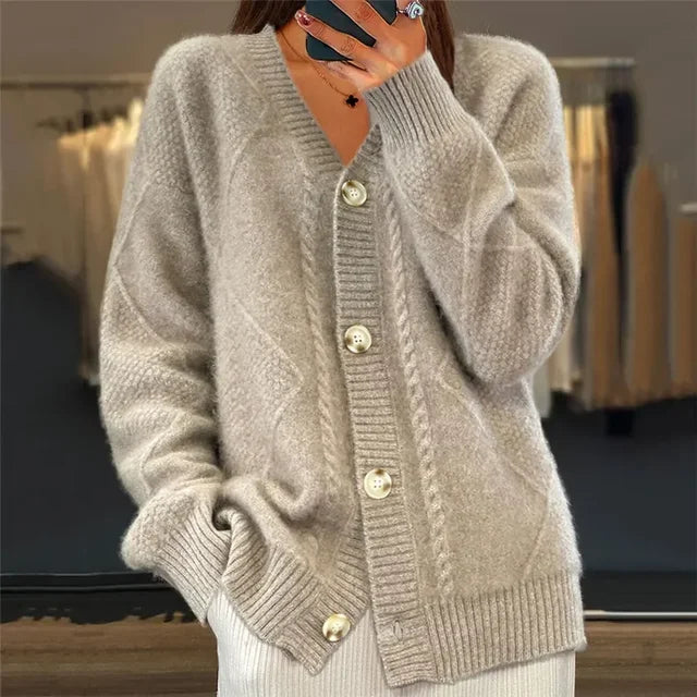 Levoire | Chic Gilet À Décolleté En V Gris