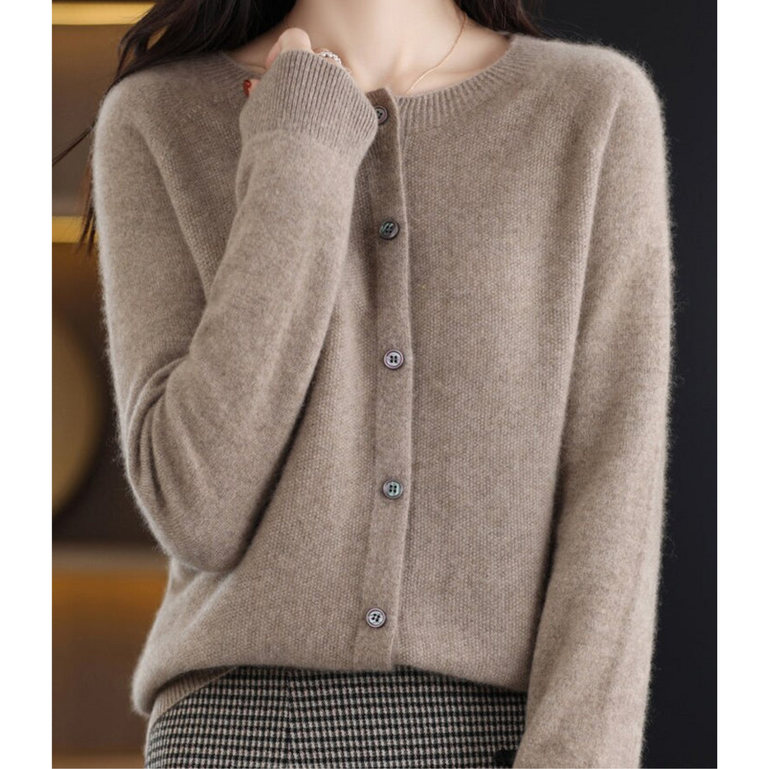 Levoire | Veste En Tricot Luxueuse Pour Femmes Braun