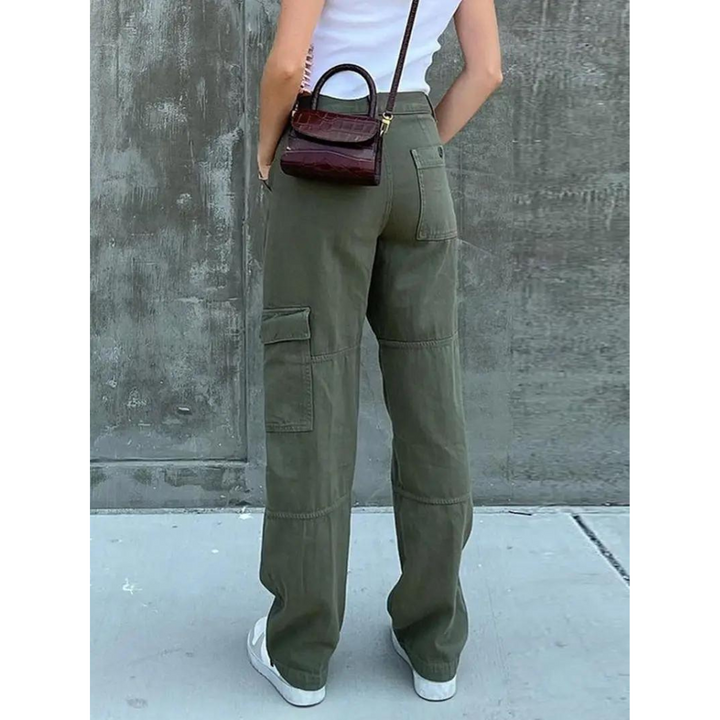 Levoire | Pantalon Coupe Droite Taille Normale Pantalon Ample Femme