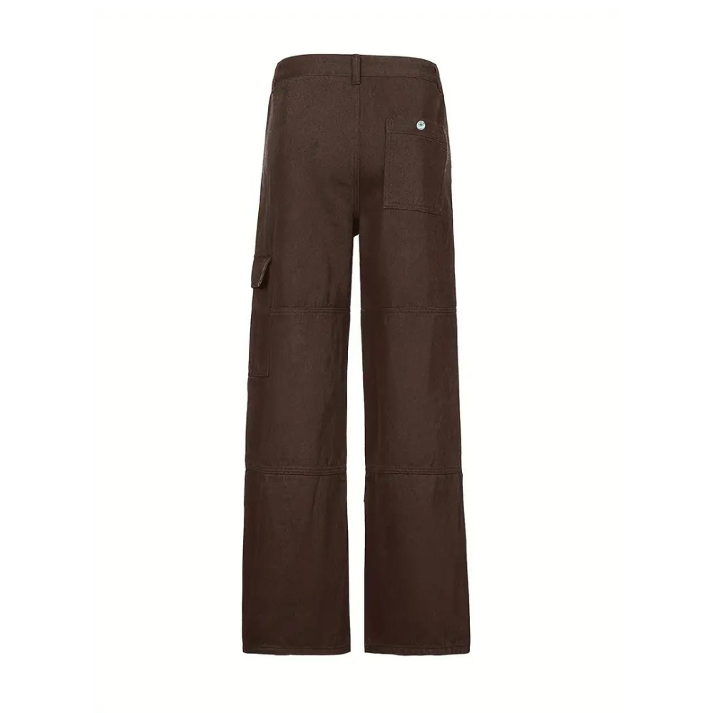 Levoire | Pantalon Coupe Droite Taille Normale Pantalon Ample Femme