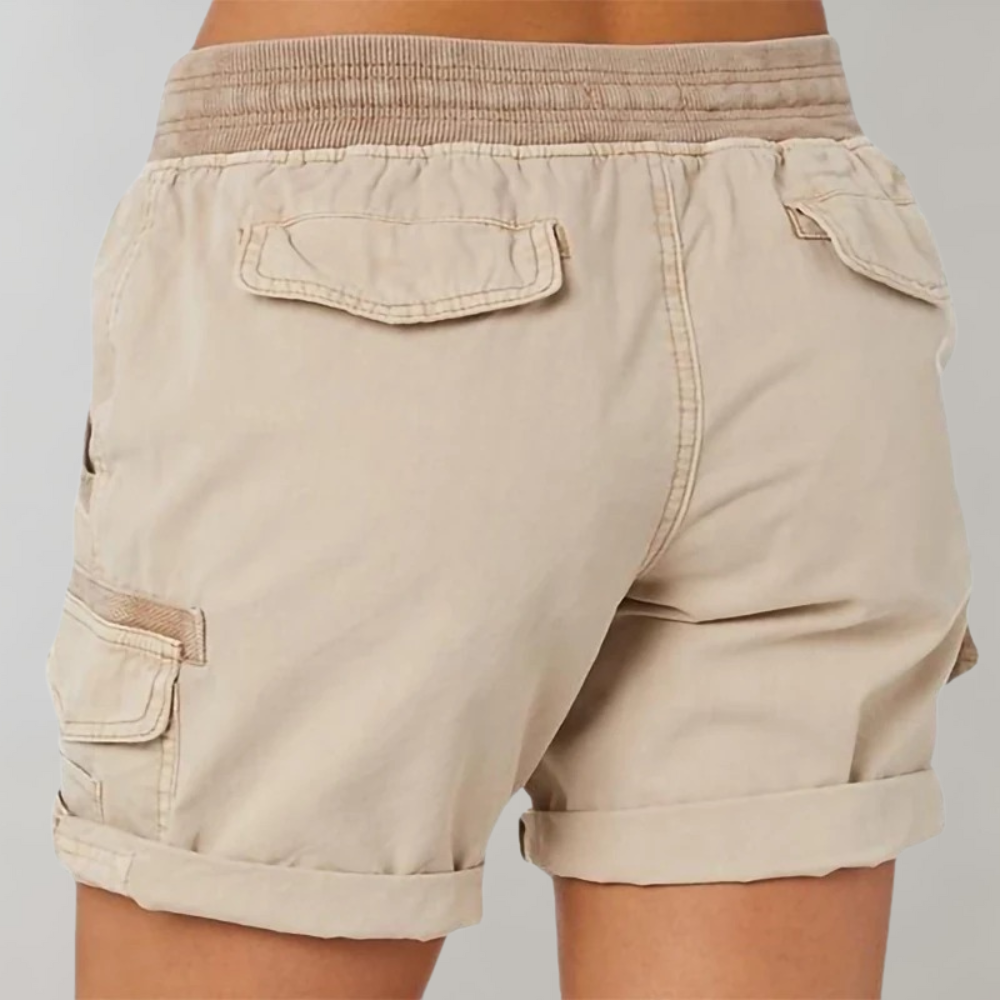 Levoire | Short Pantalon Femme Décontracté Avec Cordons Et Taille Haute Pour L'Extérieur