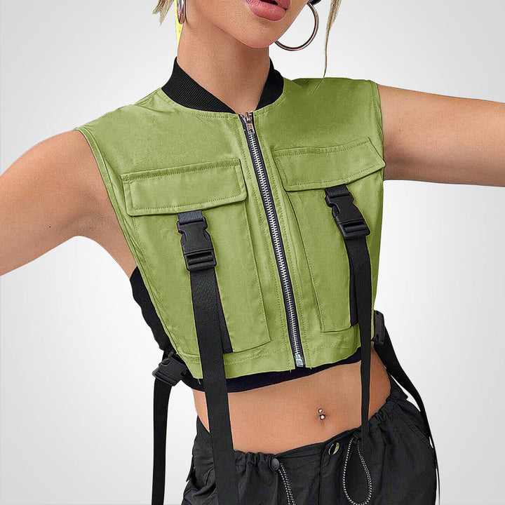 Levoire | Gilet Court Vert