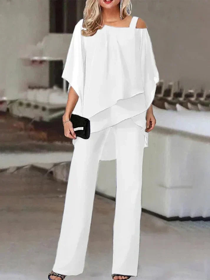 Levoire | Ensemble Élégant Pour Femmes Blanc
