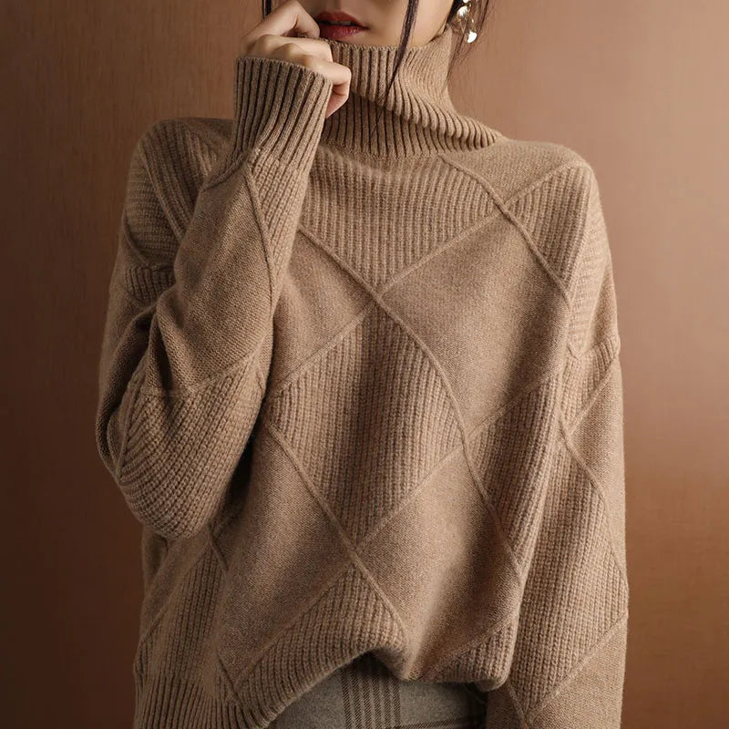 Levoire | Cardigan Avec Col Montant Braun