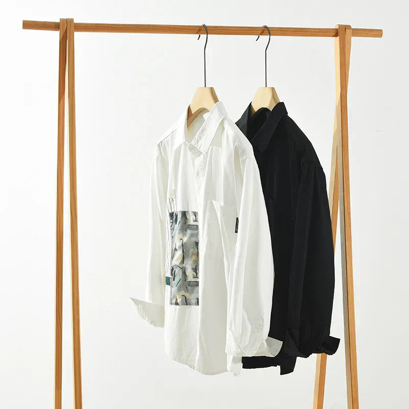 Levoire | Chemise À Patchwork Decontractee Elegant Hommes