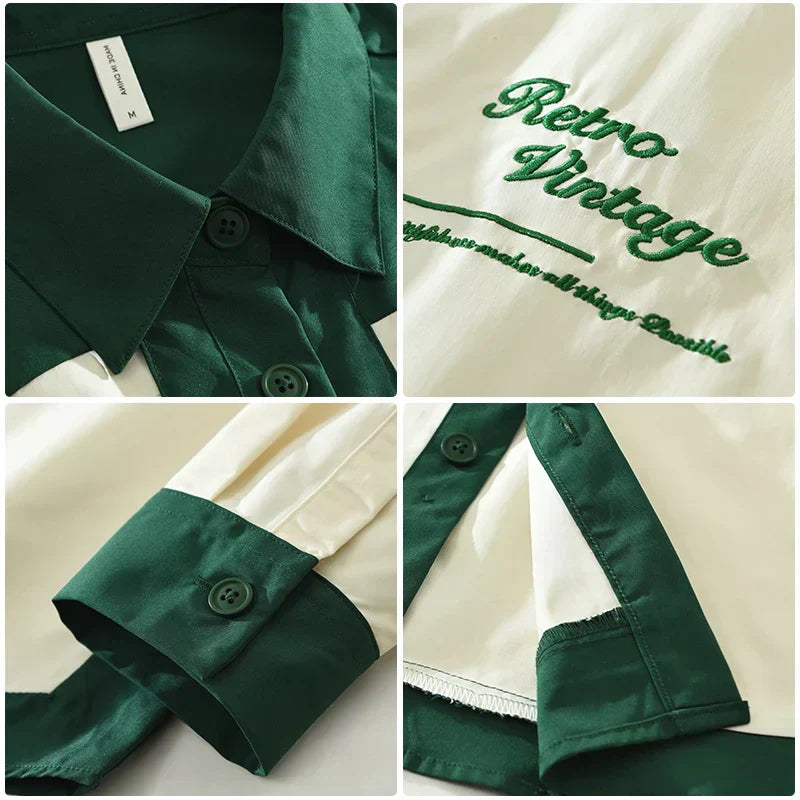 Levoire | Chemise En Patchwork Decontractee Elegant Hommes