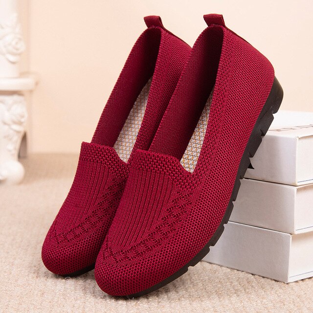 Levoire | Chaussures Femmes Plates Avec Semelle Confortable Rot