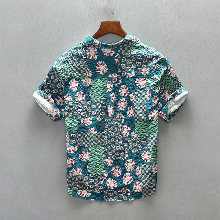 Levoire | Chemise Decontractee Imprimee Coupe Ample Hommes