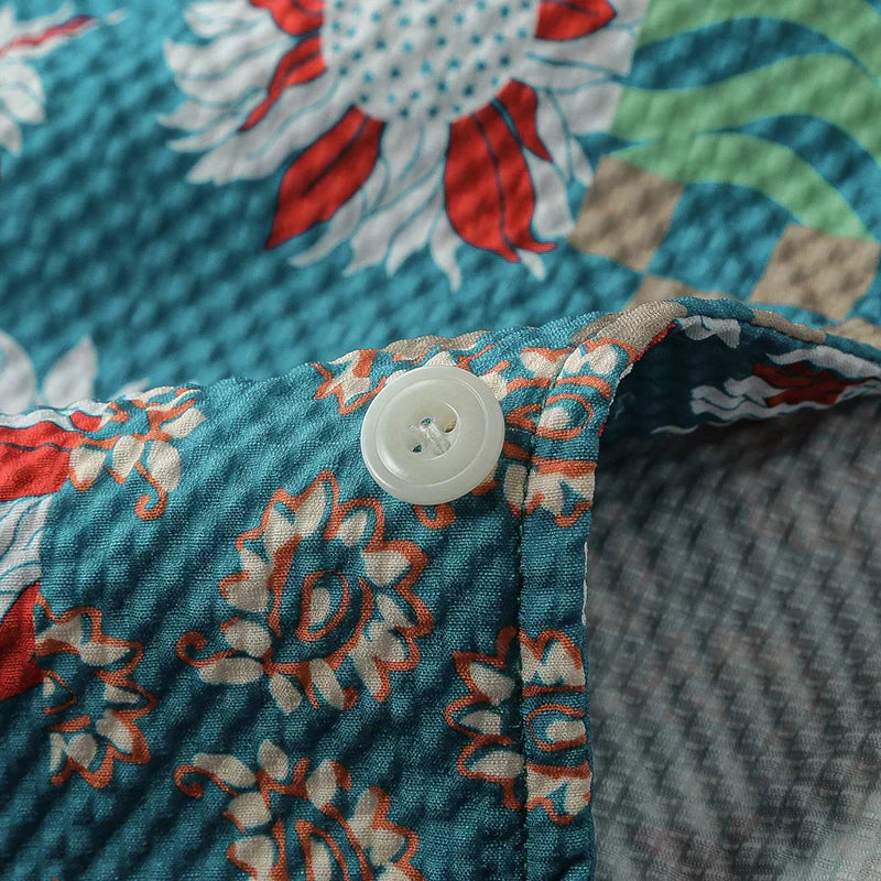 Levoire | Chemise Decontractee Imprimee Coupe Ample Hommes