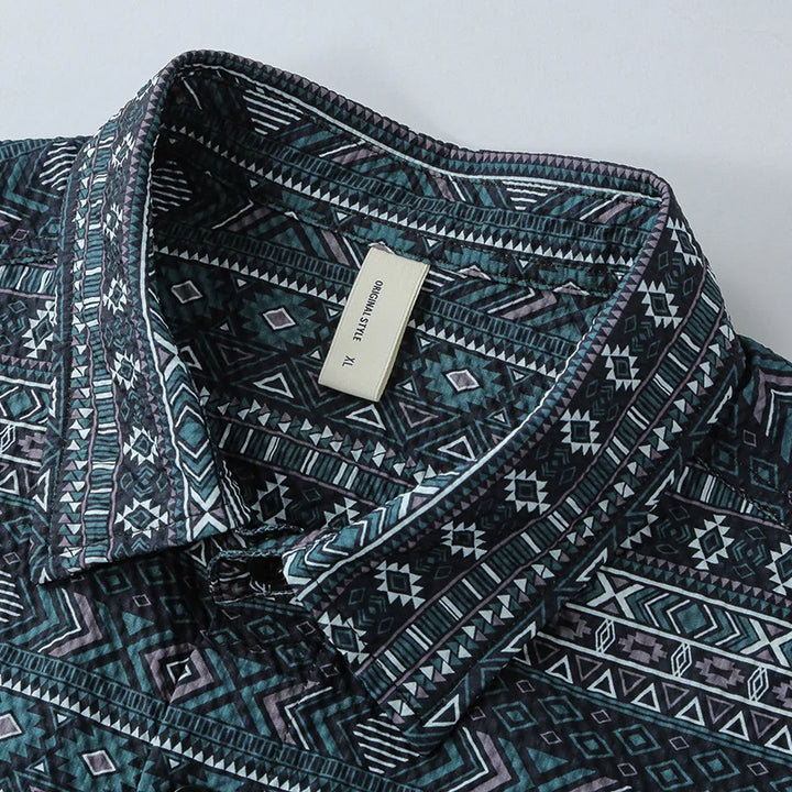 Levoire | Chemise Imprimee Vintage Confortable Hommes