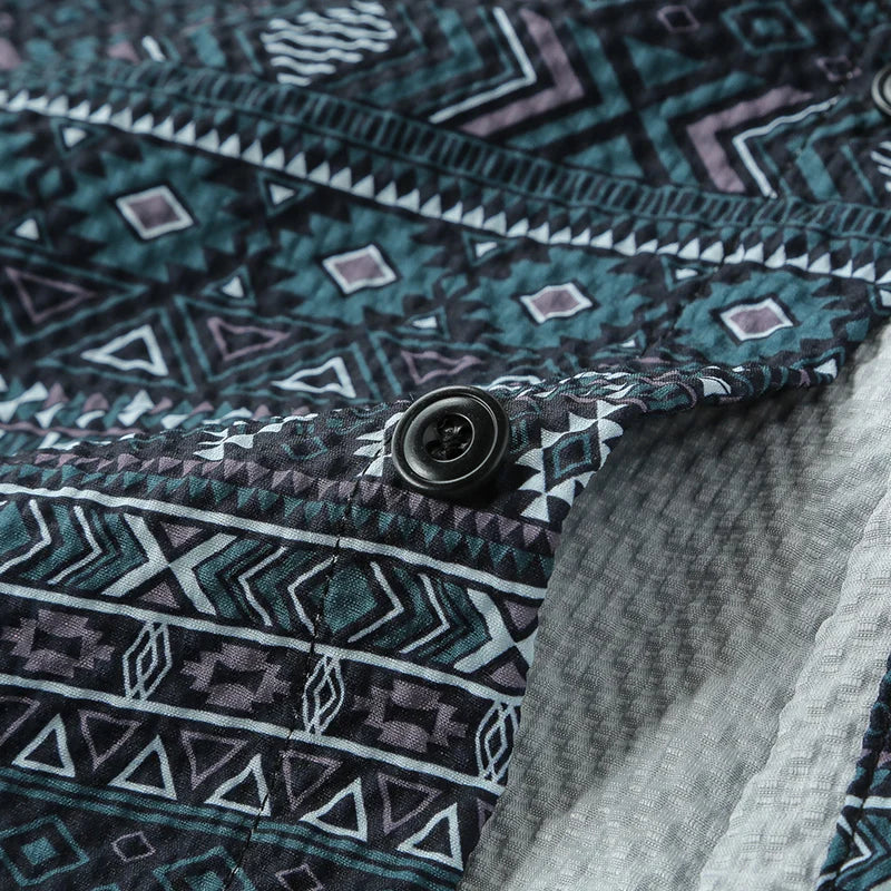 Levoire | Chemise Imprimee Vintage Confortable Hommes