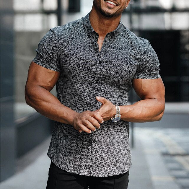 Levoire | Muscle Fit T-Shirt À Manches Courtes Pour Hommes