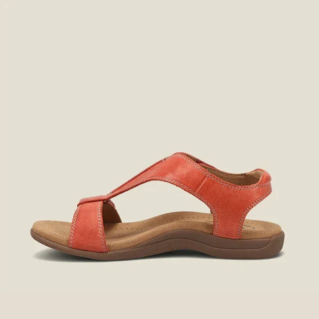 Levoire | Sandales Confortables Pour Femmes Pour Le Quotidien Rot