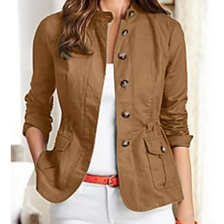 Levoire | Manteau décontracté d'été pour Femme | Ceinture Brun