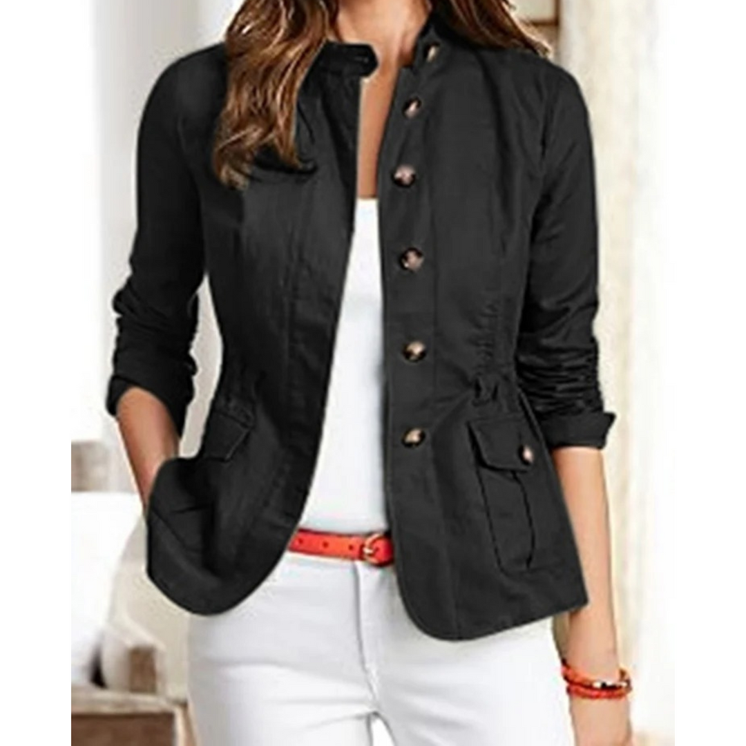 Levoire | Manteau décontracté d'été pour Femme | Ceinture Noir