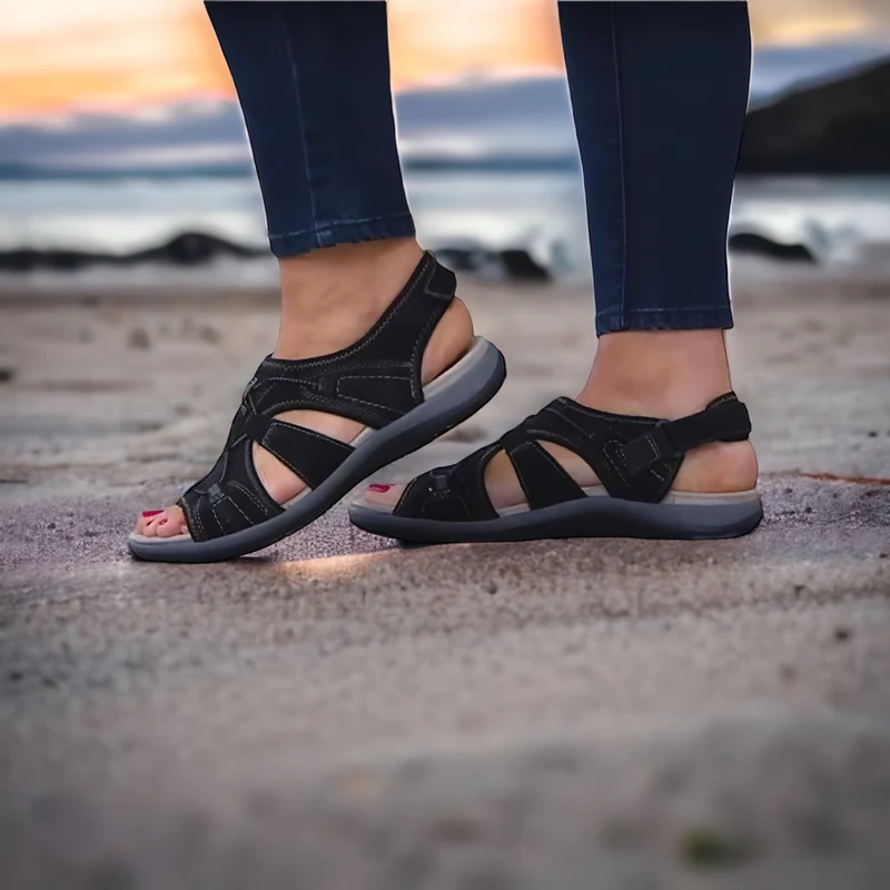 Levoire | Chaussures d'été orthopédiques classiques Noir