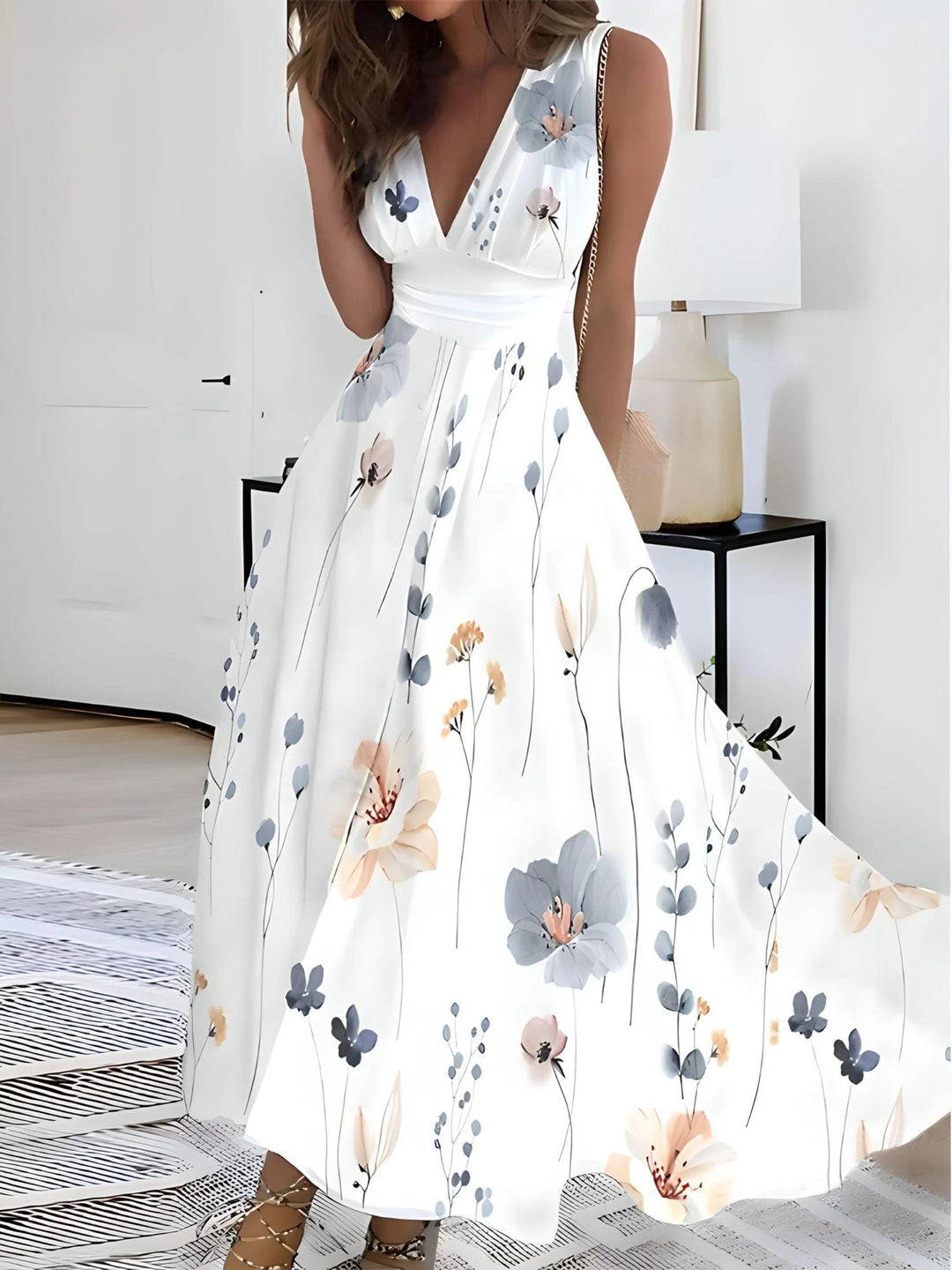 Levoire | Gilet métallique chic Fleur