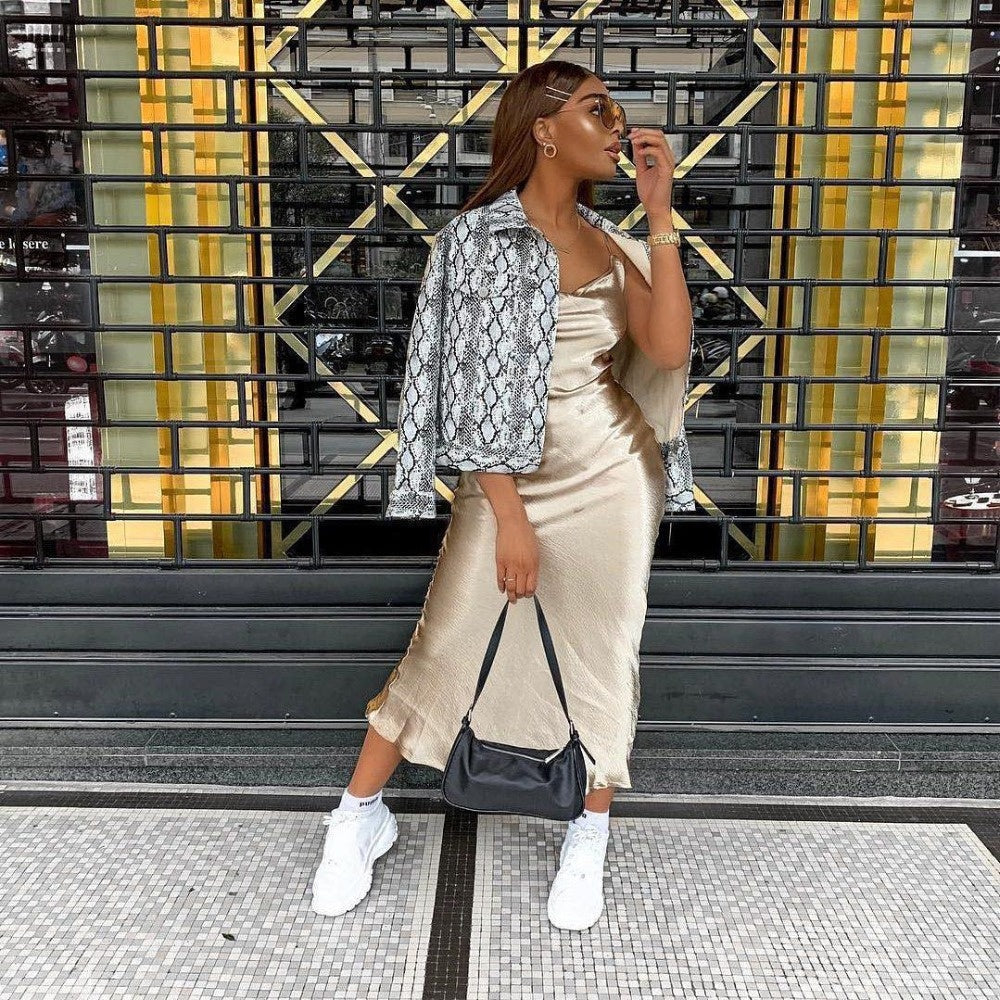 Levoire | Robe En Satin Tous Les Yeux Sont Braqués Sur Vous Avec Cette Robe