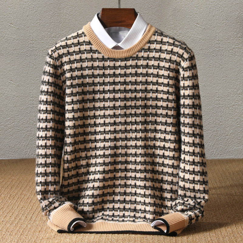 Levoire | Pull Doux Pour Hommes Khaki