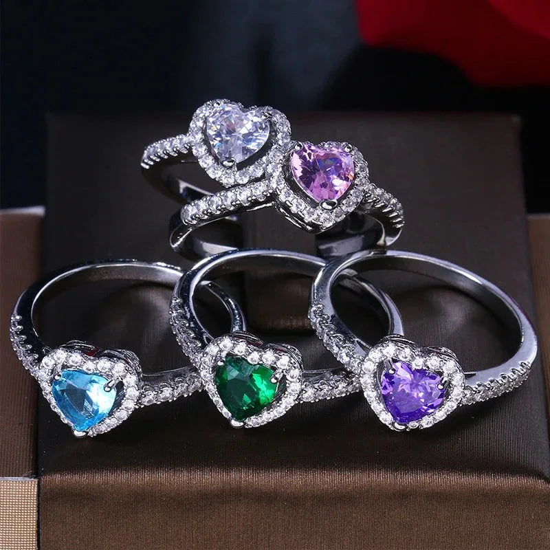 Levoire | Bague De Fiançailles En Forme De Cœur