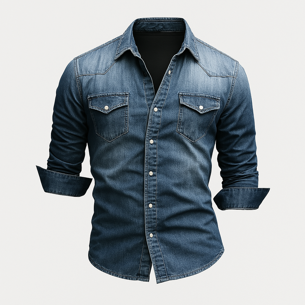 Levoire | Chemise Denim Décontractée Homme