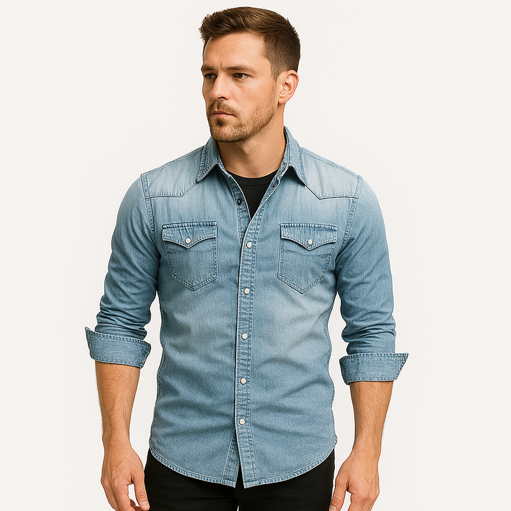 Levoire | Chemise Denim Décontractée Homme
