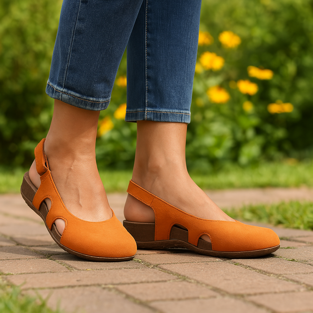 Levoire | Sandales Confortables Avec Soutien Orange