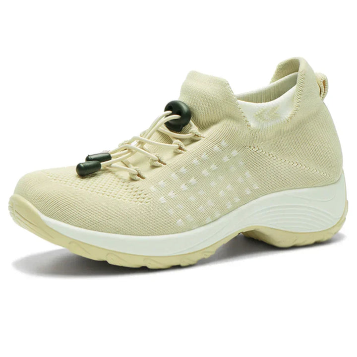 Levoire | Chaussures De Marche Pour Femmes - Orthopédiques Abricot