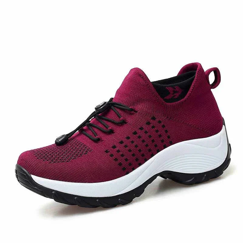 Levoire | Chaussures De Marche Pour Femmes - Orthopédiques Rouge