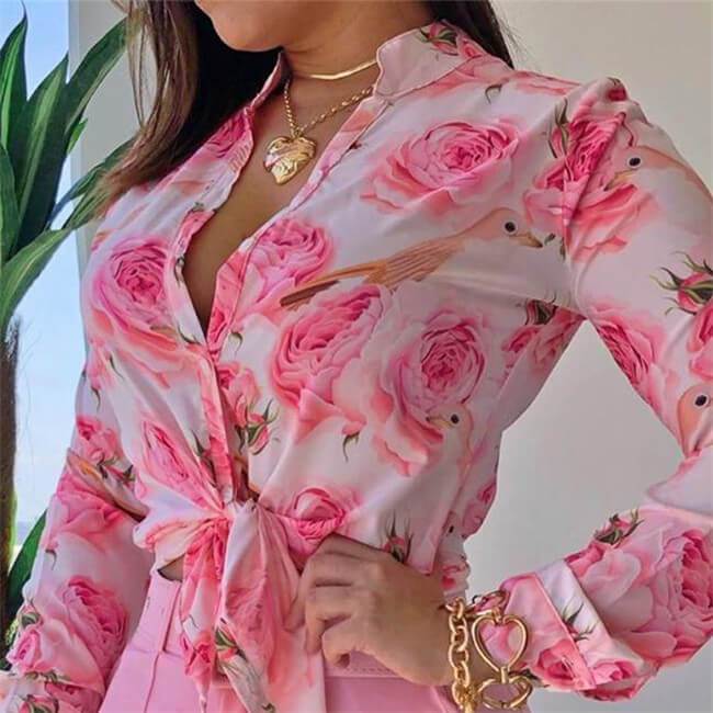 Levoire | t-shirt à manches longues avec motif floral