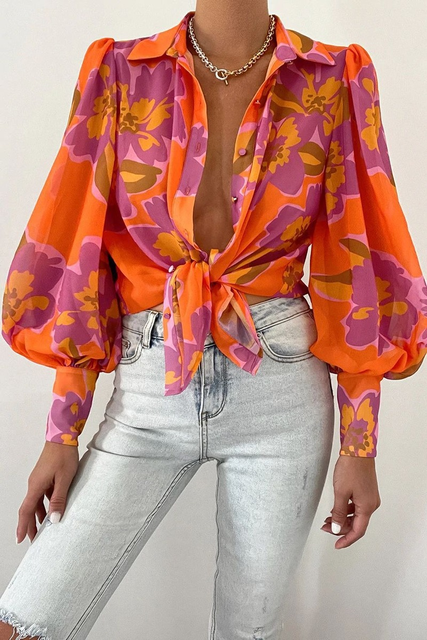 Levoire | Chemisier joyeux Orange