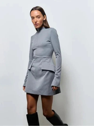 Levoire | Robe courte pour femmes Gris