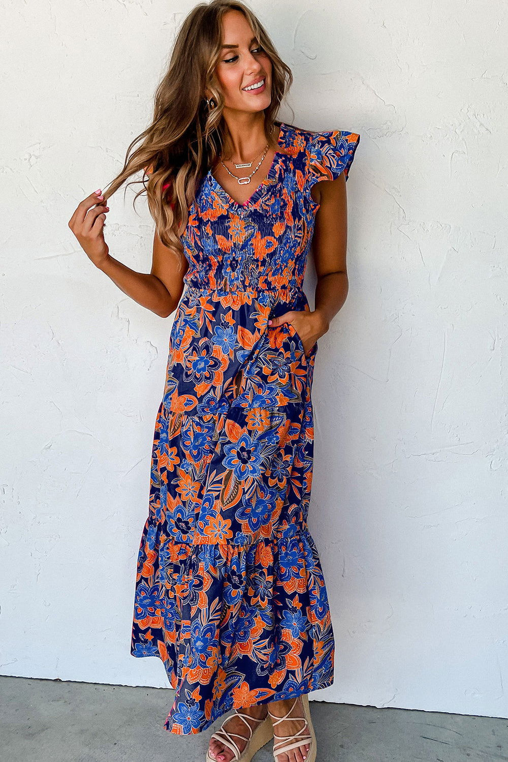 Levoire | Robe Boho Chic À Volants