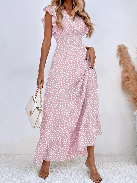 Levoire | Robe En Chiffon D'Été Lilas clair