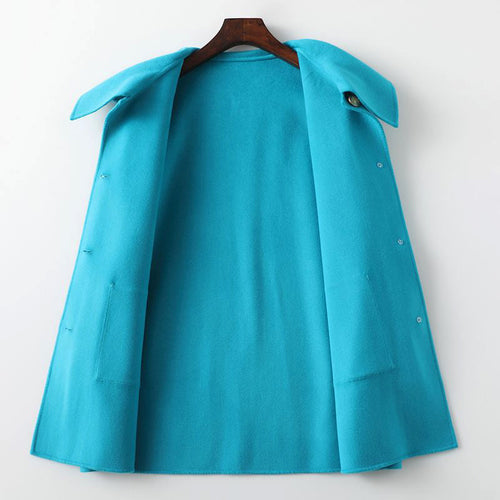Levoire | Printemps Mi-Long Veste En Laine Réversible