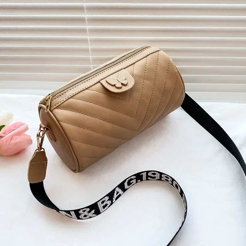 Levoire | Sac Bandoulière Cylindrique Avec Détail De Papillon