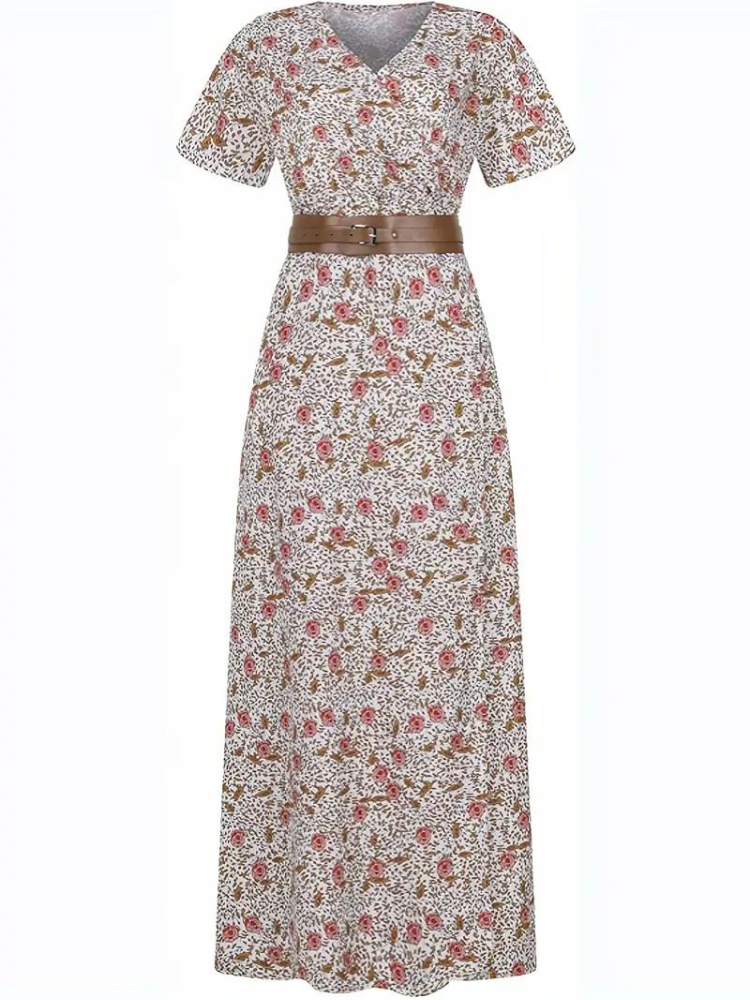 Levoire | Maxi Robe Imprimée Robe Boho Pour L'Été