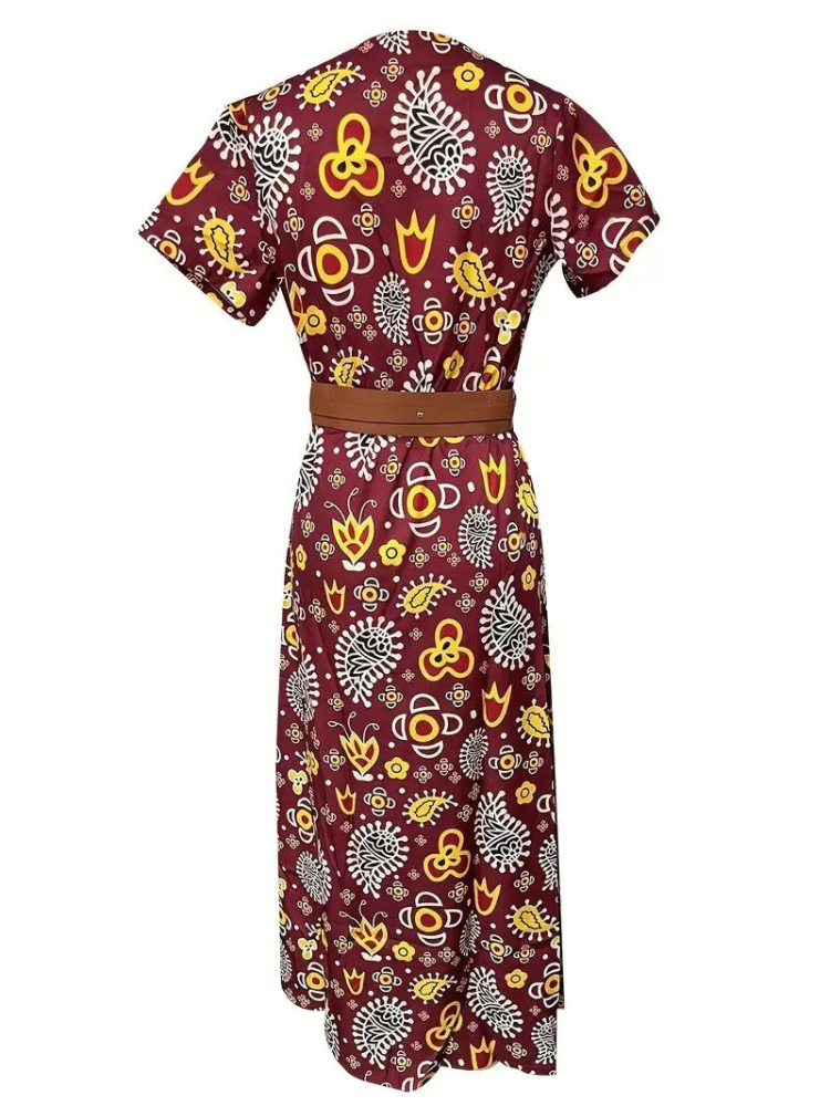 Levoire | Maxi Robe Imprimée Robe Boho Pour L'Été