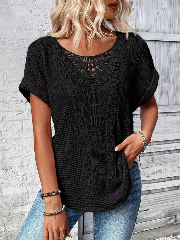 Levoire | Blouse En Dentelle - Clara Noir